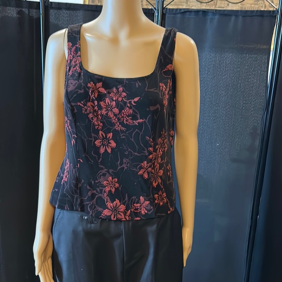 Petite ALEX Evenings jacket and tank set. Sz LP - Picture 2 of 8